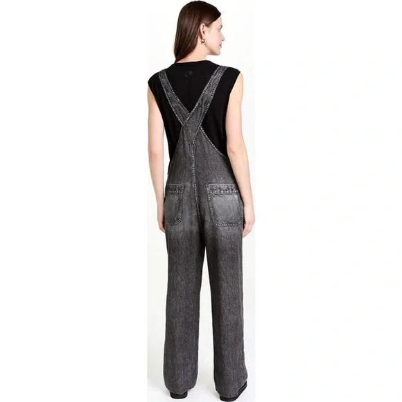 rag & bone Liquid Miramar Overall Size M - the popular "sweatpants jeans" - Picture 12 of 12